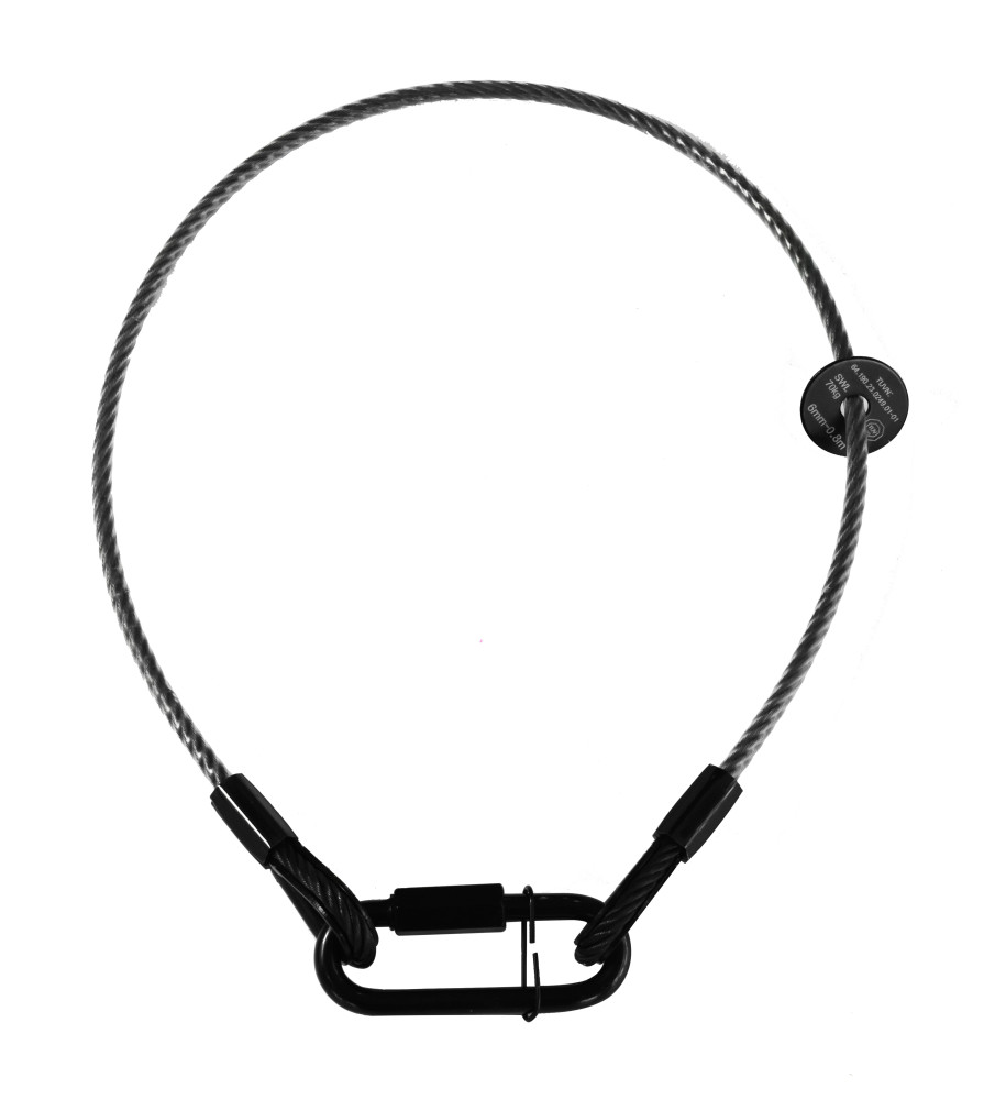CJS SW680-70B Black TUV Rated safety Wire - SWL: 70KG