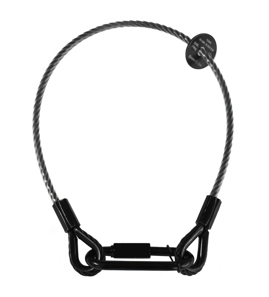 CJS SW660-70B Black TUV Rated safety Wire - SWL: 70KG