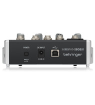 BEHRINGER XENYX 502S 5 CHANNEL MIXER WITH USB