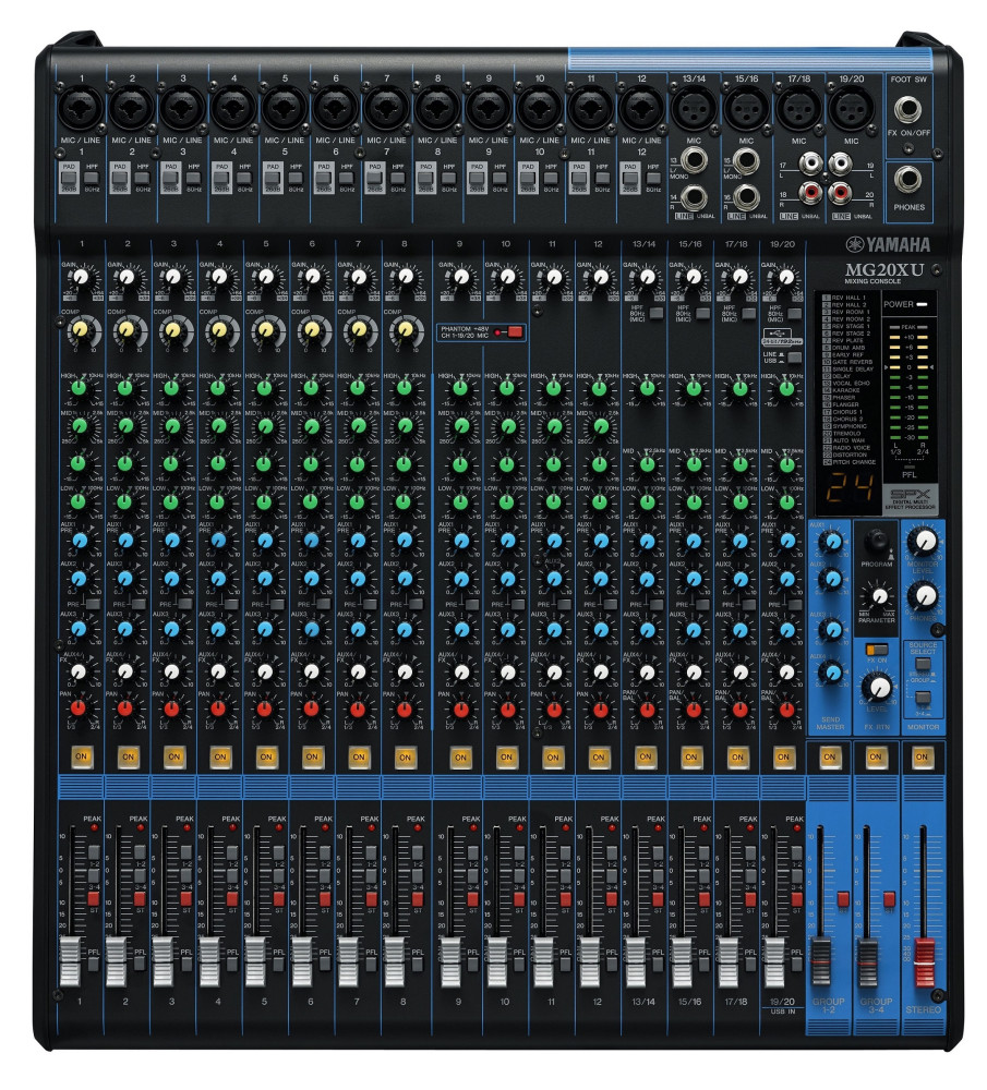 Yamaha MG20XU Audio Mixer