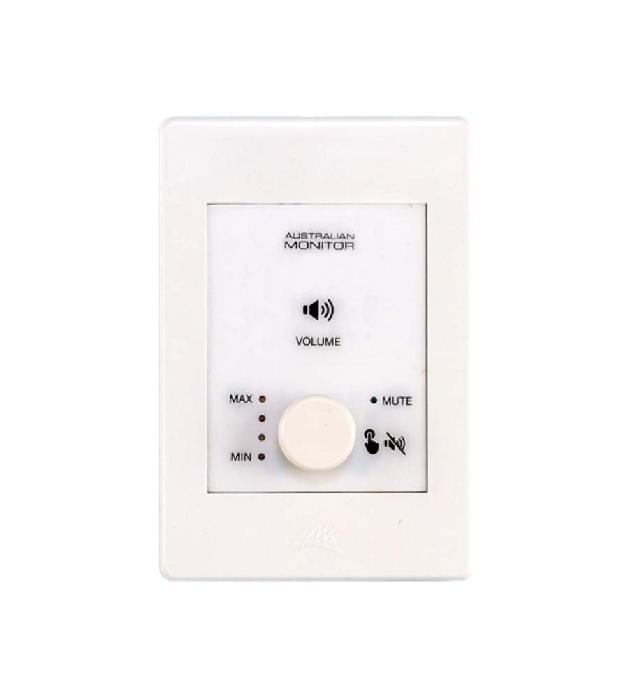 Australian Monitor AJ-WPVOL-W Wall Mount Volume Control for Zonemix Solution