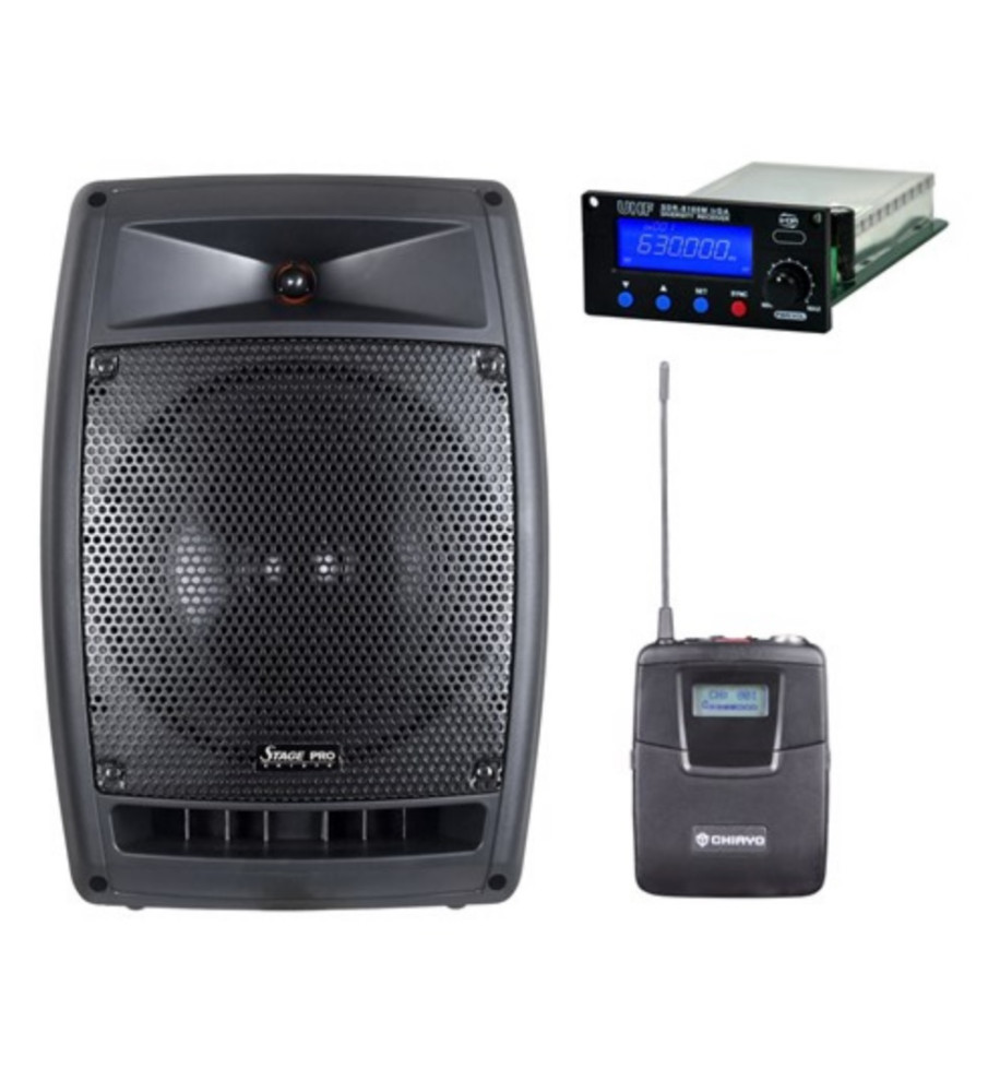 Chiayo CH-STPROB-5A Stage Pro Portable PA + BT Beltpack inc Lapel mic bAND 5A-520-526 MHZ