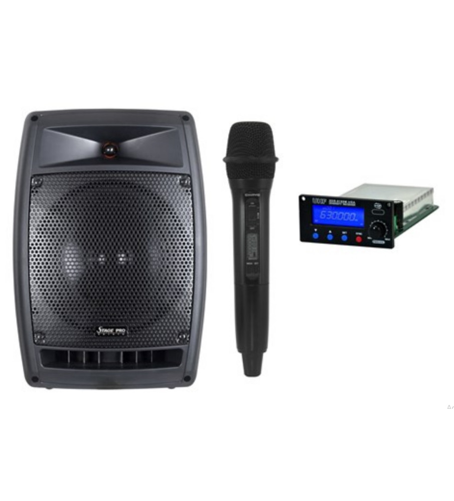 Chiayo CH-STPROH-5A Stage Pro Portable PA + BT 1 Handheld w/less mic Band 5a-520-526 MHZ