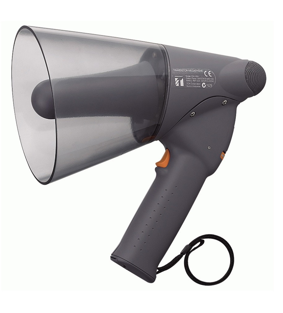 TOA ER-1206 6W Splashproof Megaphone Grey