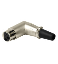 Crius Tech MX3-90 3pin Female XLR, In-Line Connector