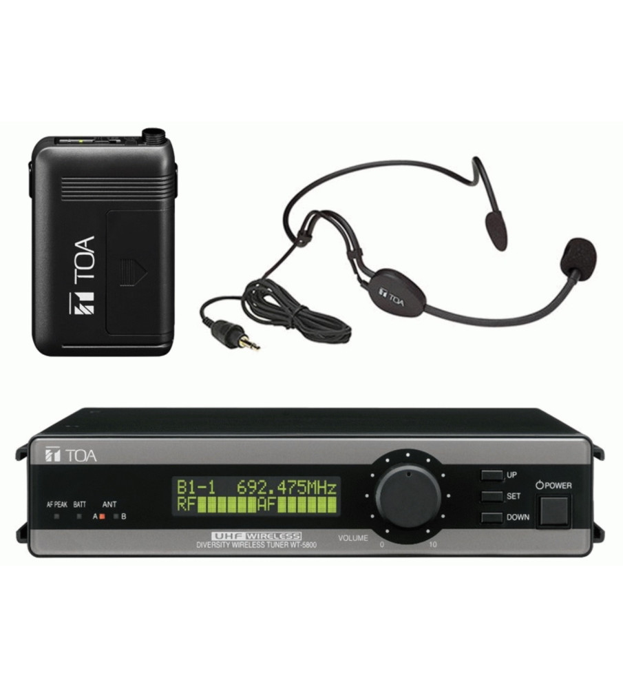 TOA WT-5800 HO1AS + WM5325 + WH4000H KIT HO1 Band