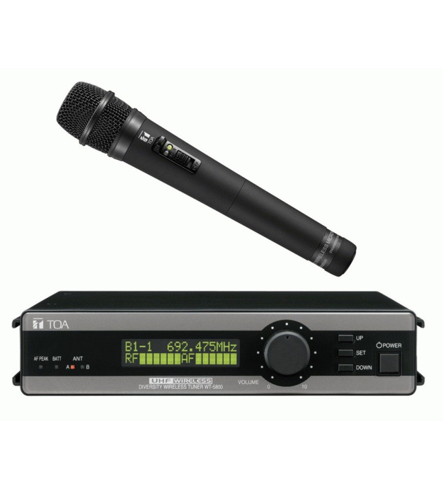 TOA WT-5800 H01AS + WM5225 Handheld Kit H01 Band